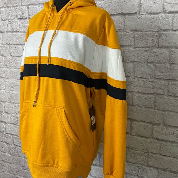 Free Planet Mustard Color-Blocked Sweatshirt - Picture 5 of 6